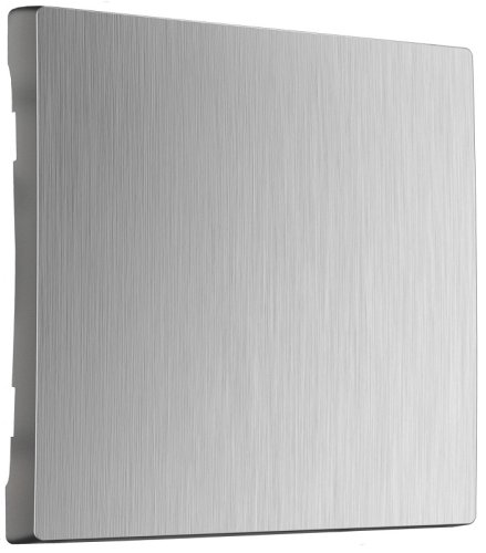 Лицевая панель Werkel для 1-кл. выключателя серебряный рифленый картинка